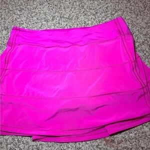 Lululemon Sonic Pink Tennis Skirt